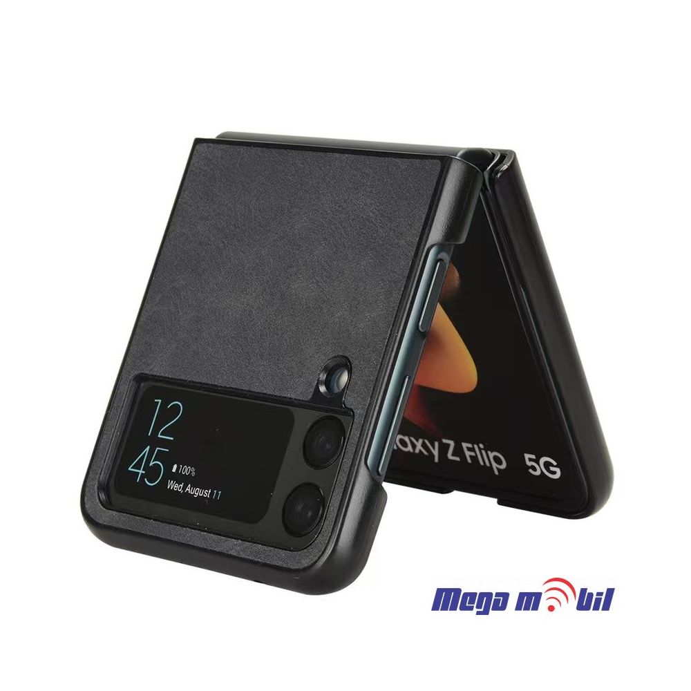 Futrola Samsung Galaxy Z Flip 4 Aline Leather blue (predna i zadna)